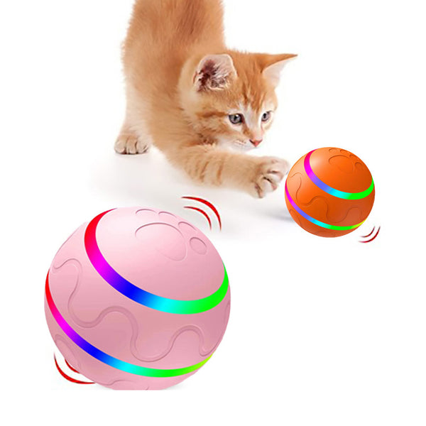 Pet New Cat Wicked Ball - Intelligent, Self-Rotating USB Cat Toy